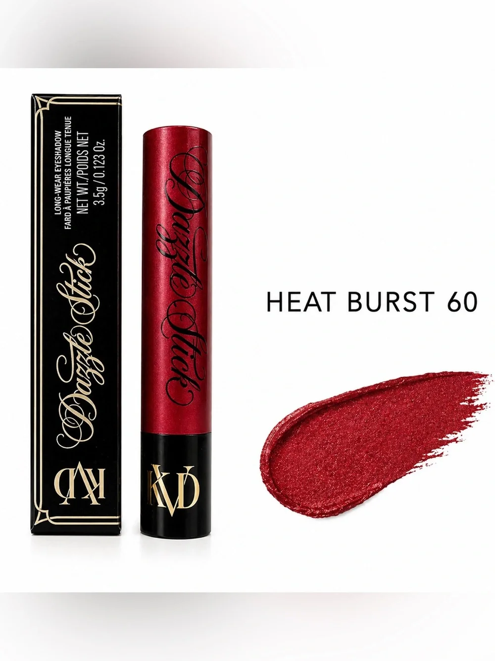 KVD Beauty Dazzle Stick Eyeshadow Heat Burst 60 Longwear New
